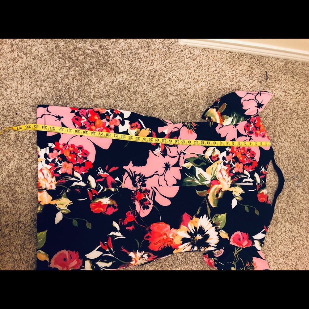 New York & Company Stretch Floral Pattern Dress - Picture 5 of 8
